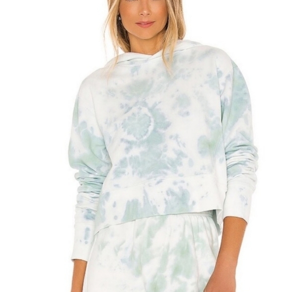 Revolve Dannijo Tie Dye Hoodie in Jade - Picture 1 of 14